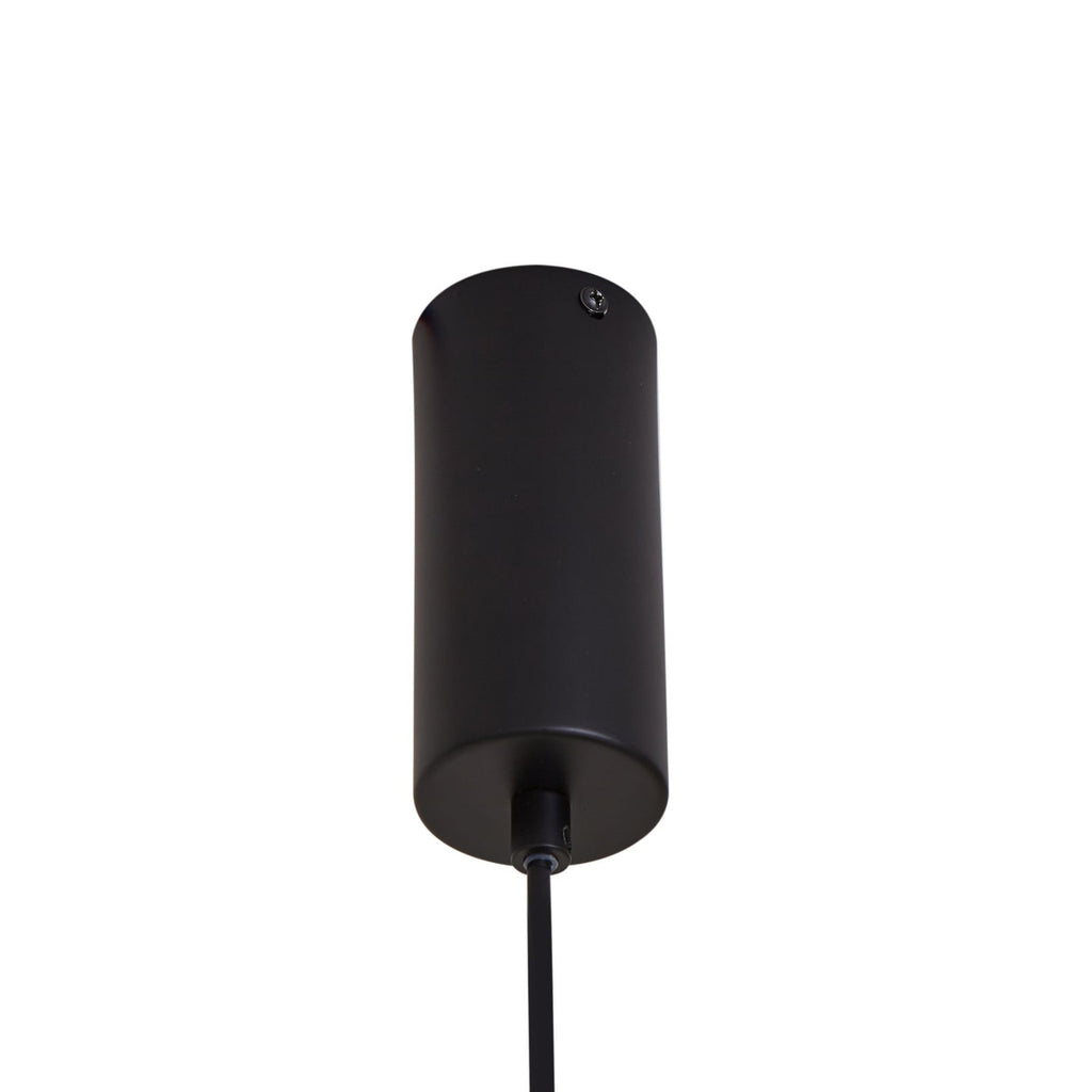 LED pendellampe Savete røykgrå glass Ø12 cm oppheng