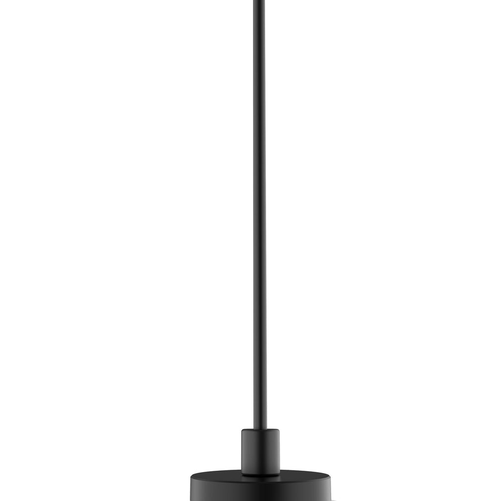 LED pendellampe Savete røykgrå glass Ø12 cm lysdetalj