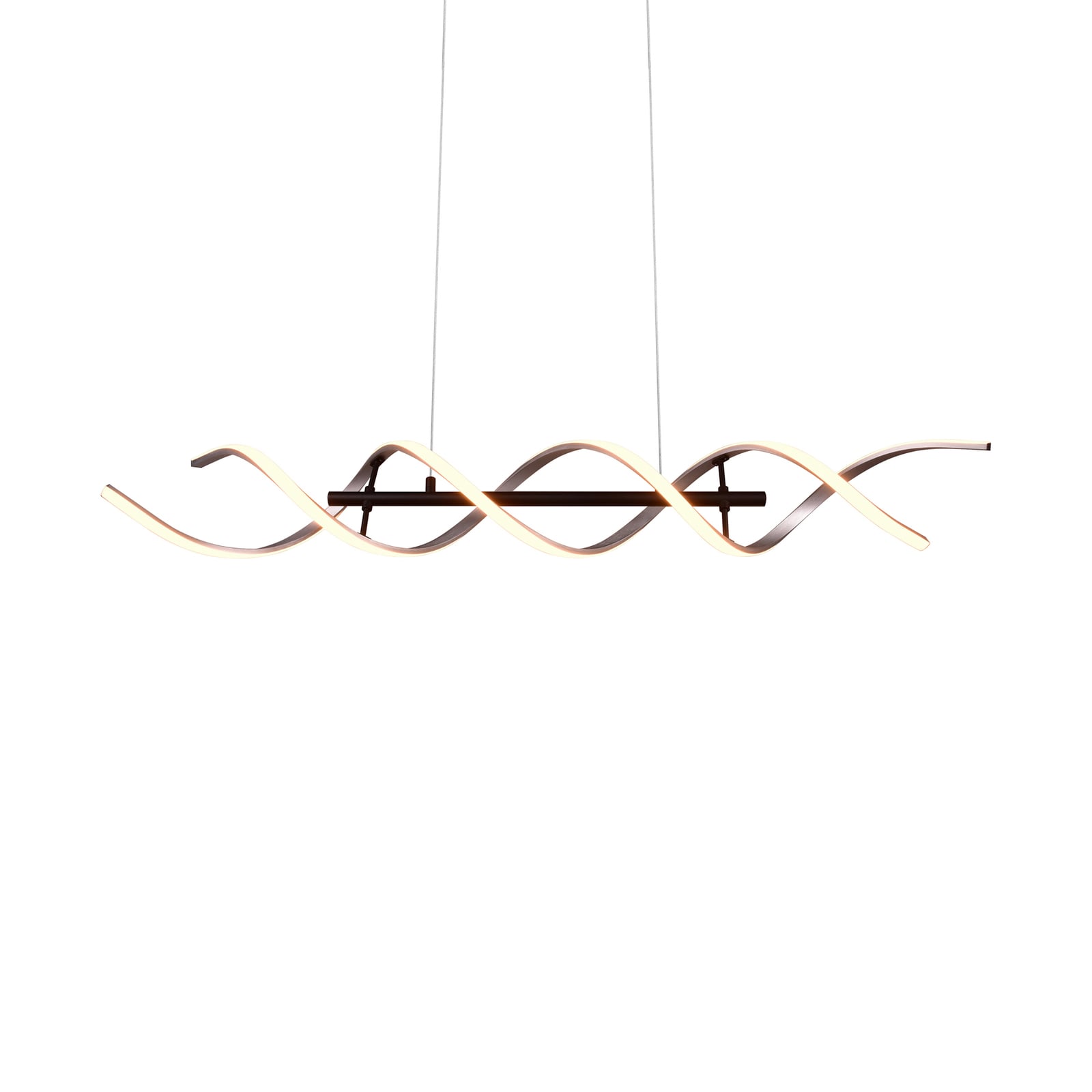LED pendellampe Sequence dimbar CCT aluminium 104,5 cm lysdetalj