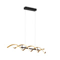LED pendellampe Sequence dimbar CCT messing 104,5 cm forfra