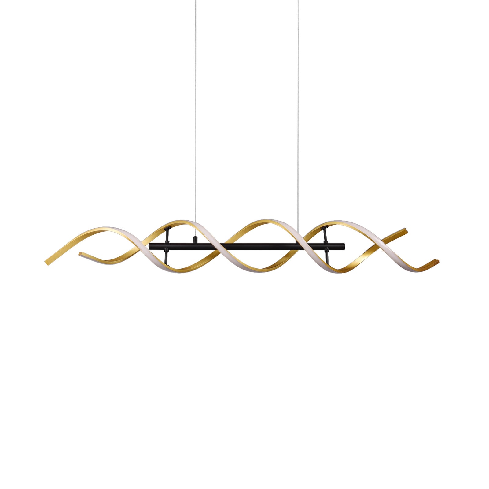 Detaljbilde av LED pendellampe Sequence dimbar CCT messing 104,5 cm