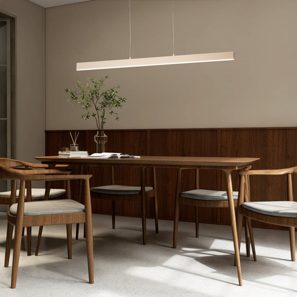 LED pendellampe Silvano sand CCT berøringsdimmer bakside