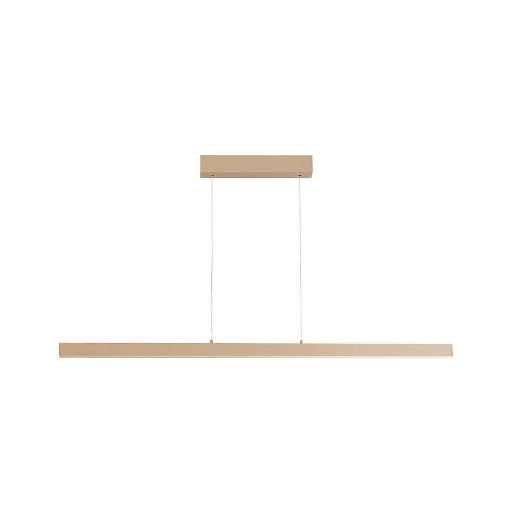 Detalj av LED pendellampe Silvano sand CCT berøringsdimmer