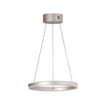 LED pendellampe Silvio Ø50 cm matt nikkel CCT dimbar forfra