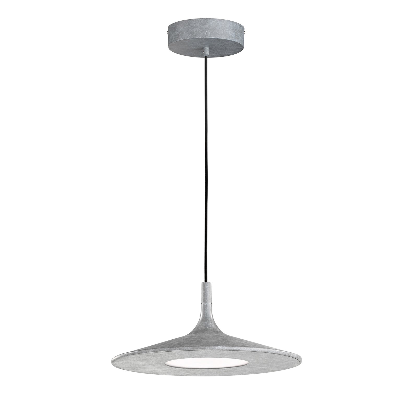 LED pendellampe Slim betongfarget Ø45 cm 26W dimbar Schöner Wohnen forfra