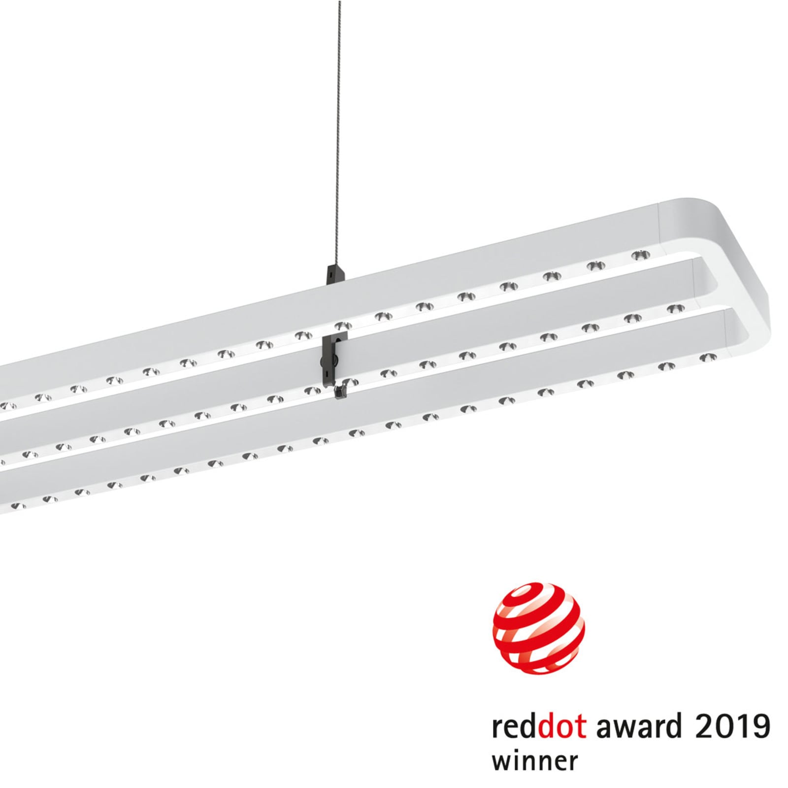 LED pendellampe Small Line 126 cm dimbar med bevegelsessensor forfra