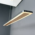 LED pendellampe Solaris aluminium gull dimbar 120 cm 60W forfra