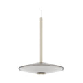 LED pendellampe Solene dimbar hvit glass Ø20 cm forfra