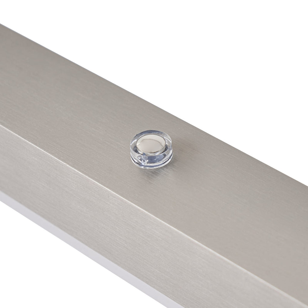 LED pendellampe Solvar sølv 117 cm metallfinish