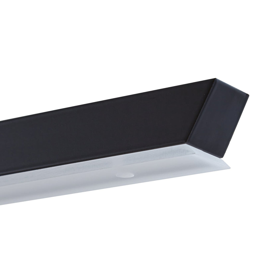 LED pendellampe Solvar svart 117 cm dimbar CCT nærbilde metall
