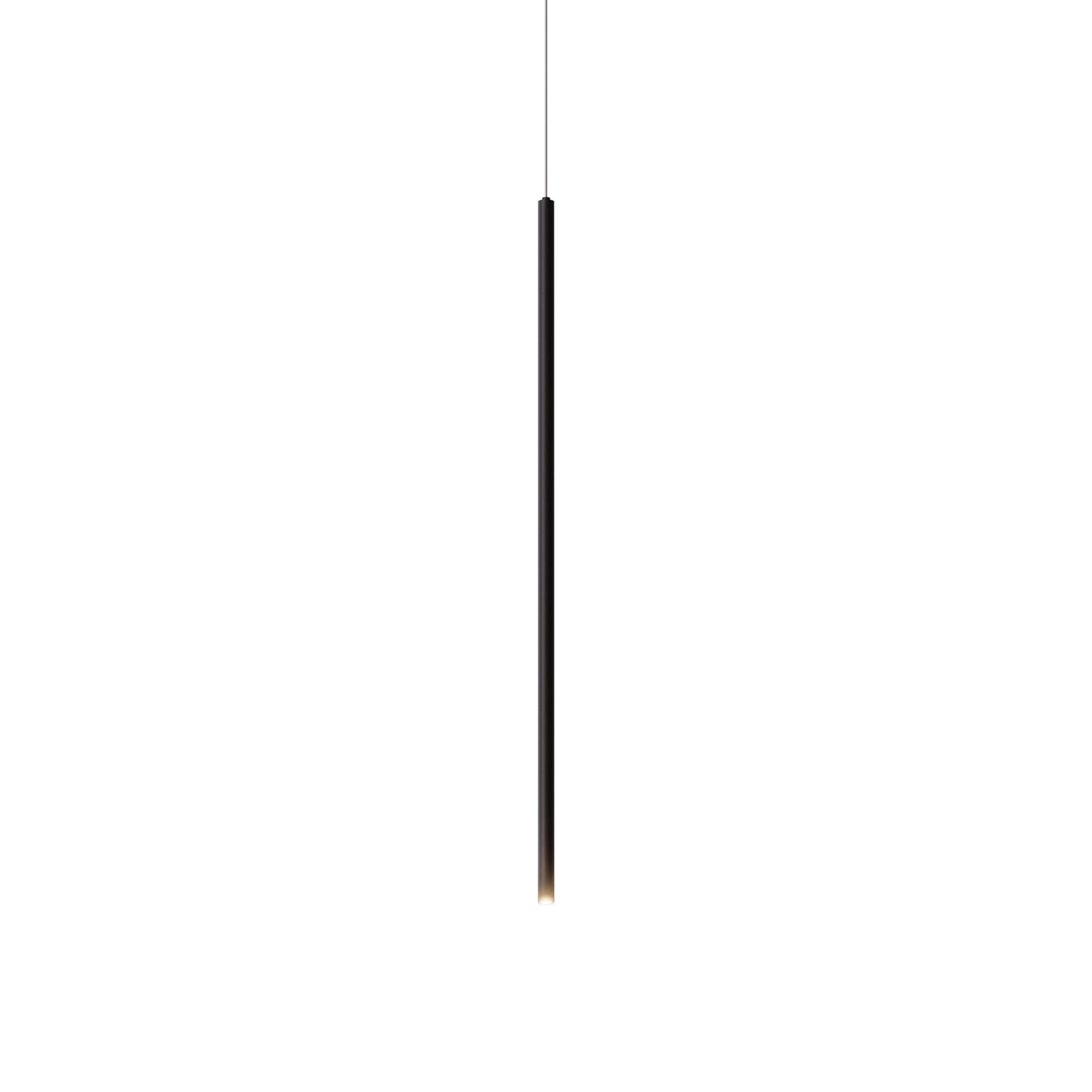 LED pendellampe Spago 60 T svart aluminium forfra
