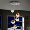 LED pendellampe Sphere 5-lys kuleformet dimbar forfra