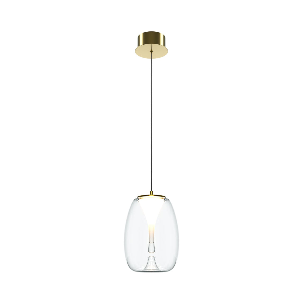 LED pendellampe Splash glass klar forfra
