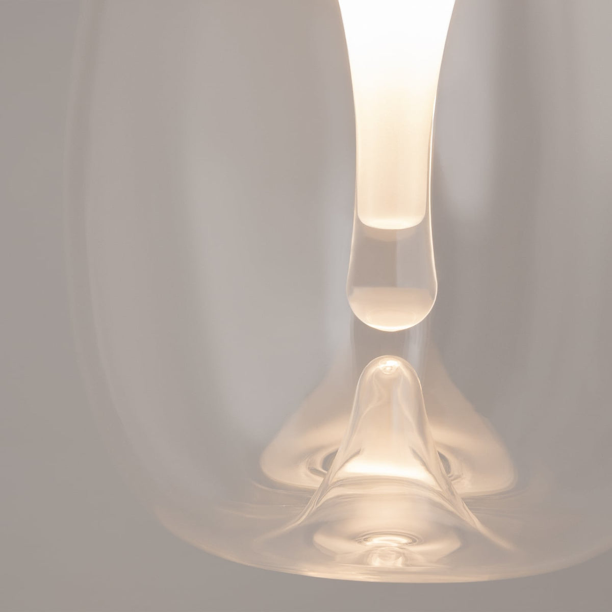 LED pendellampe Splash glass klar helhetlig visning