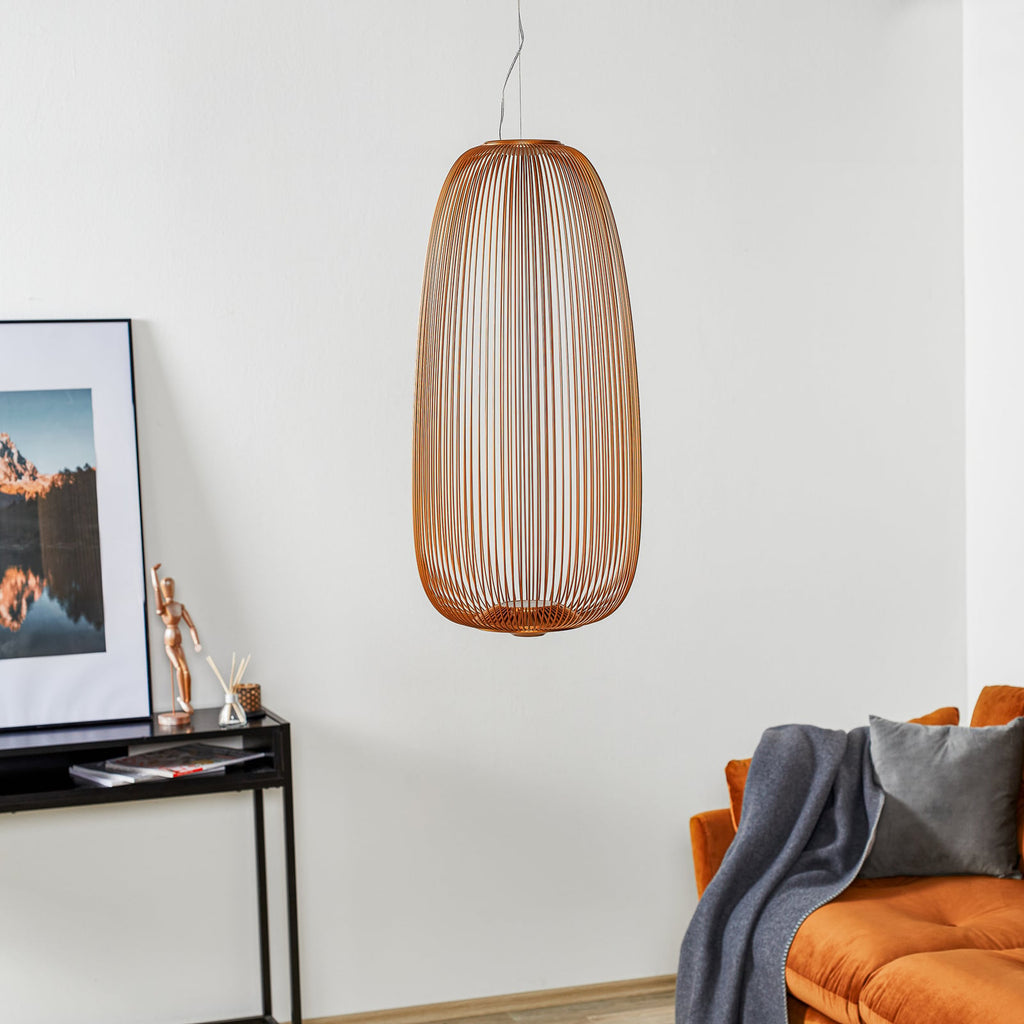 LED pendellampe Spokes 1 dimbar kobber bakside