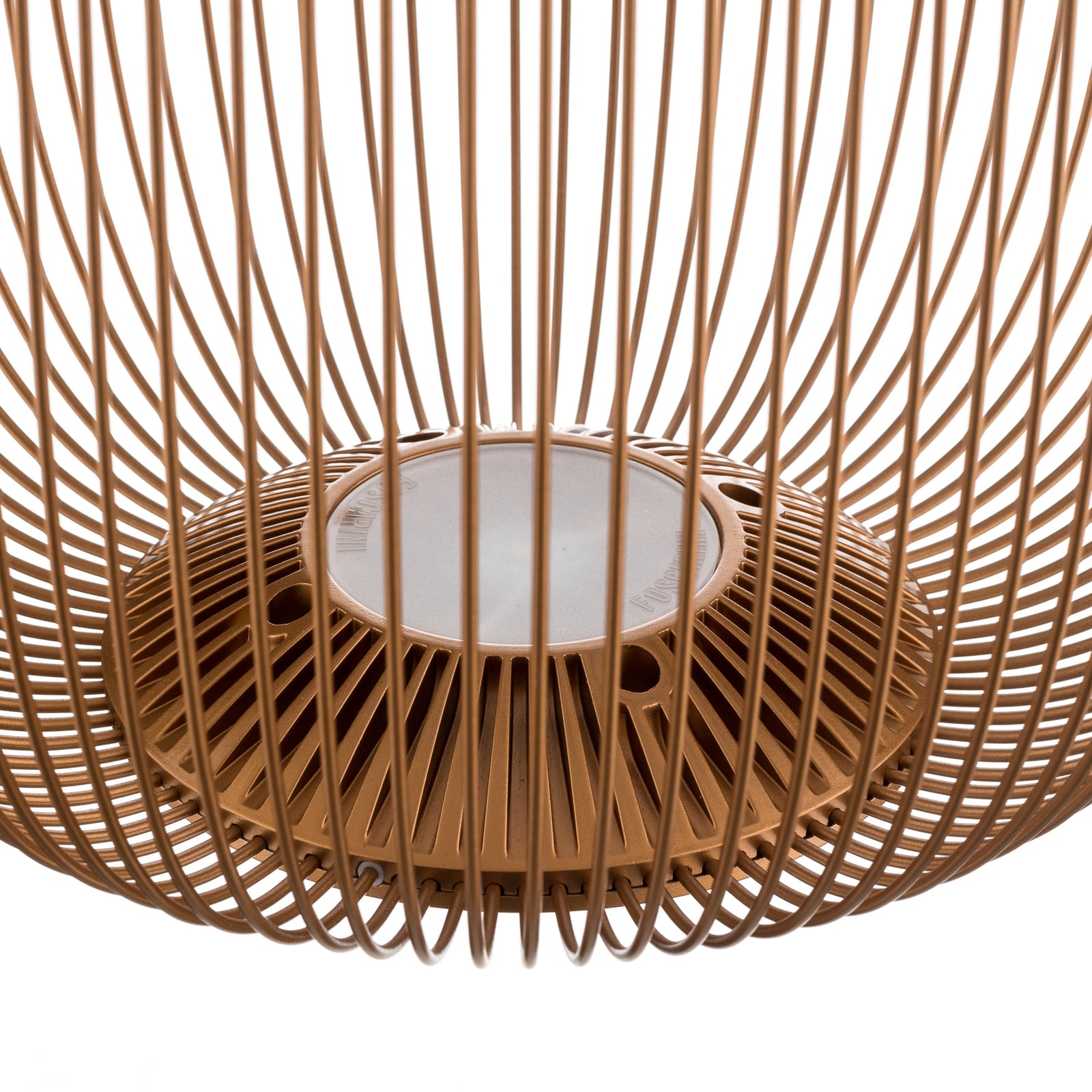 LED pendellampe Spokes 1 dimbar kobber Ø32,5 cm - Foscarini