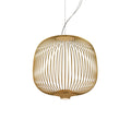 LED pendellampe Spokes 2 piccola dimbar gull Ø34 cm forfra