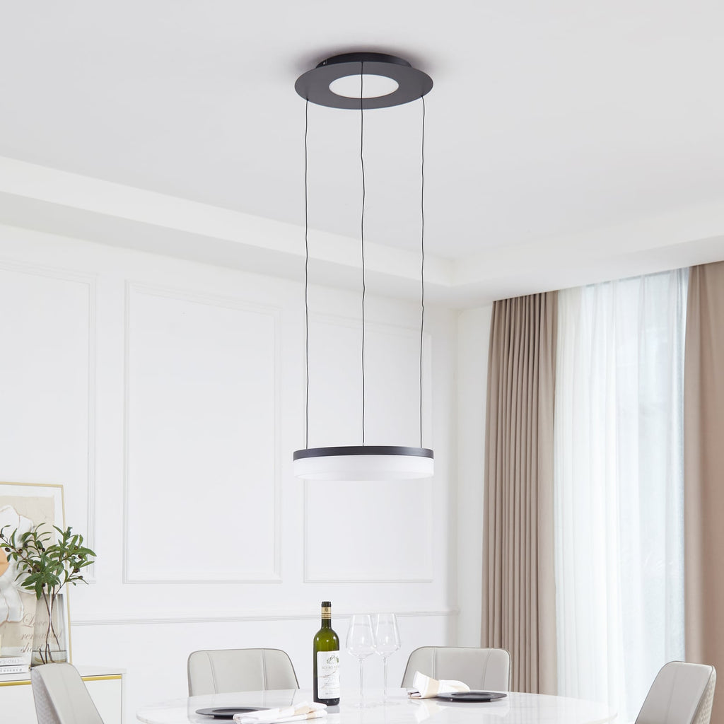 LED pendellampe Squillo dimbar svart bakside