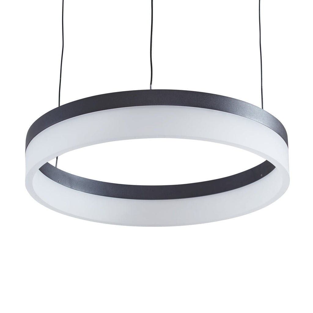 LED pendellampe Squillo dimbar svart fjernkontroll