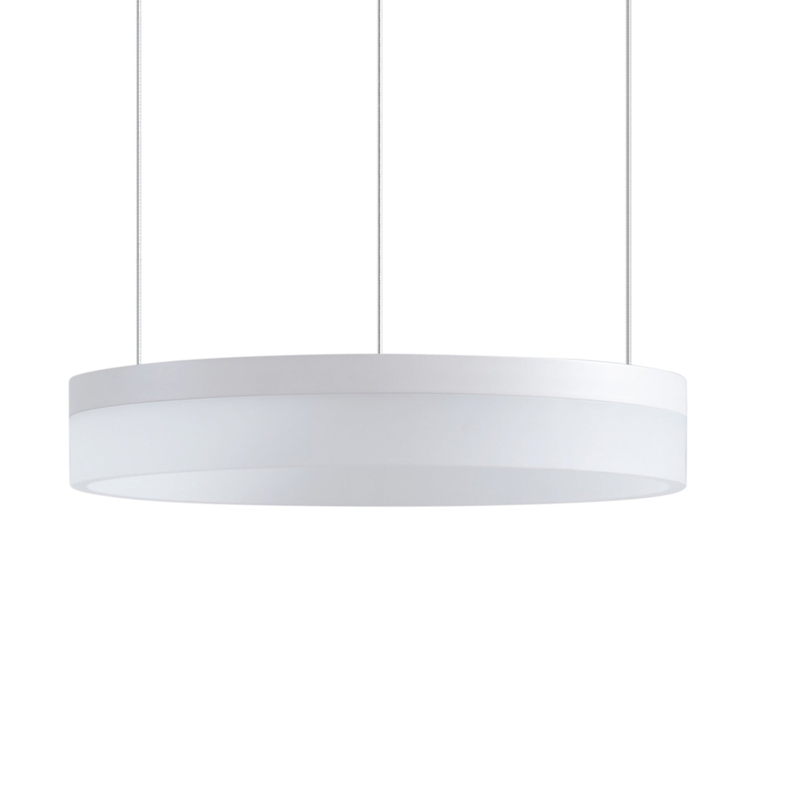 LED pendellampe Squillo ring hvit Ø40 cm dimbar RGBW Tuya nærbilde av lys