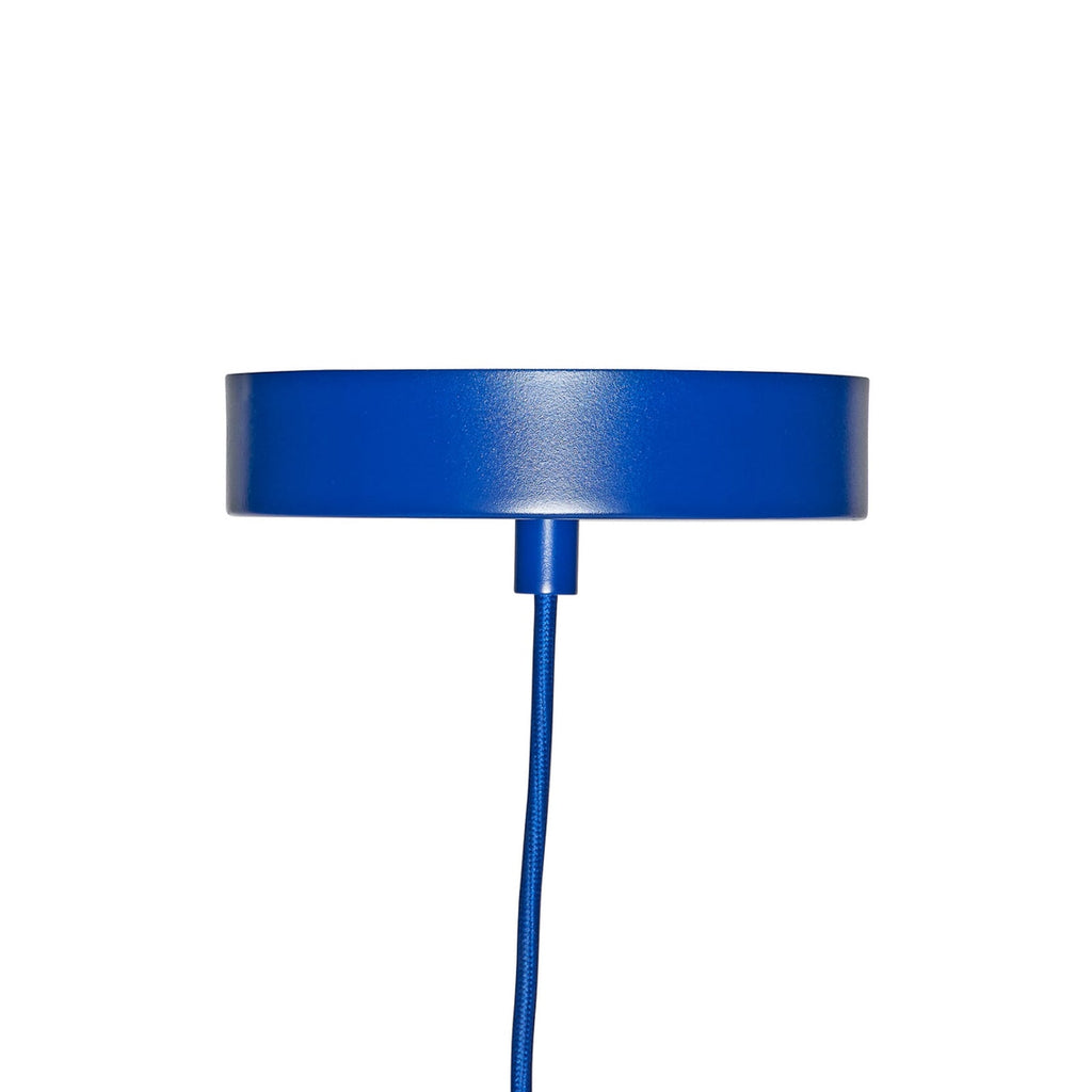LED pendellampe Stage jern blå 30W 3000K ledning og oppheng