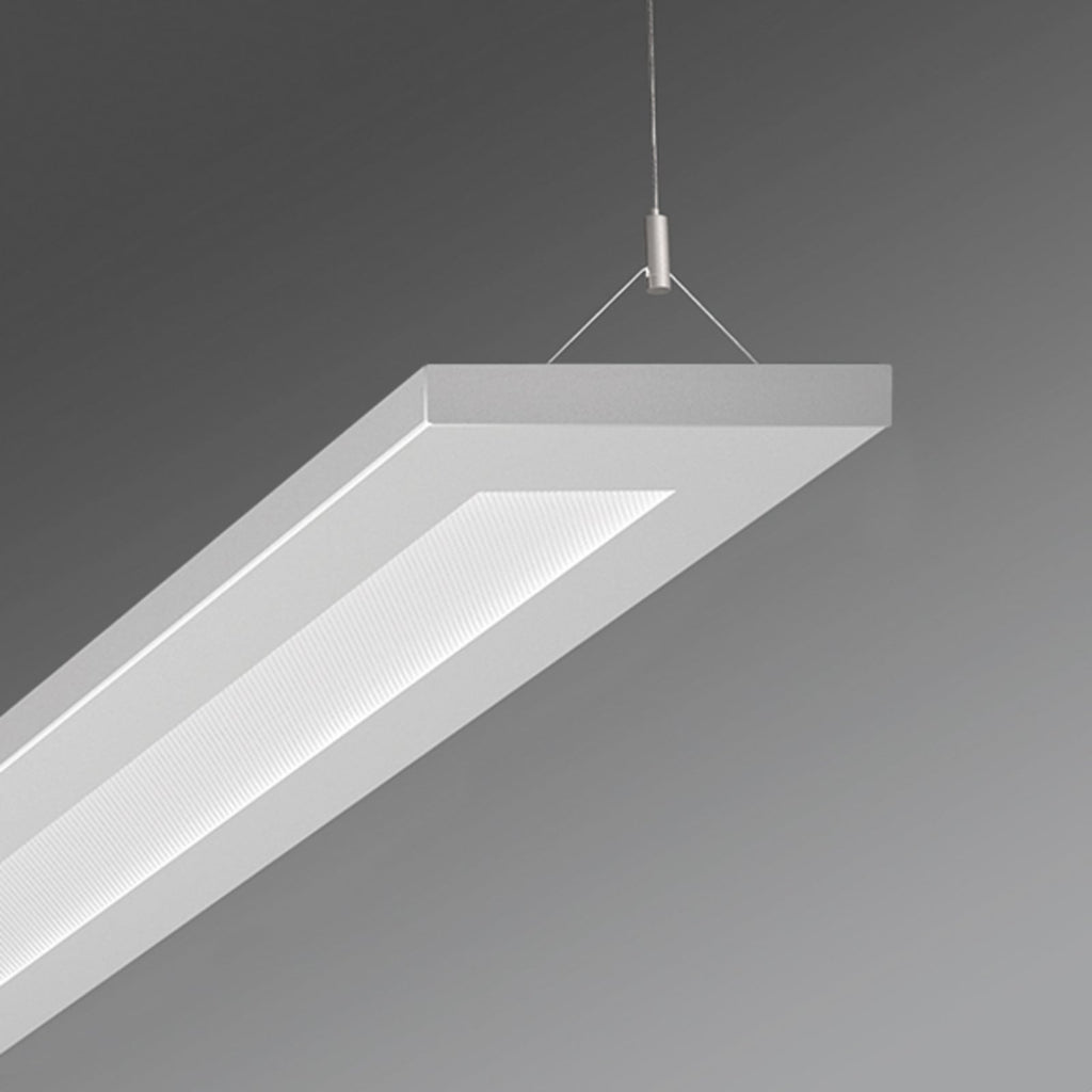 LED pendellampe Stail mikroprisma 52W 4000K 154 cm sett forfra