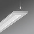 LED pendellampe Stail mikroprisma stål/akryl 32W 124 cm forfra