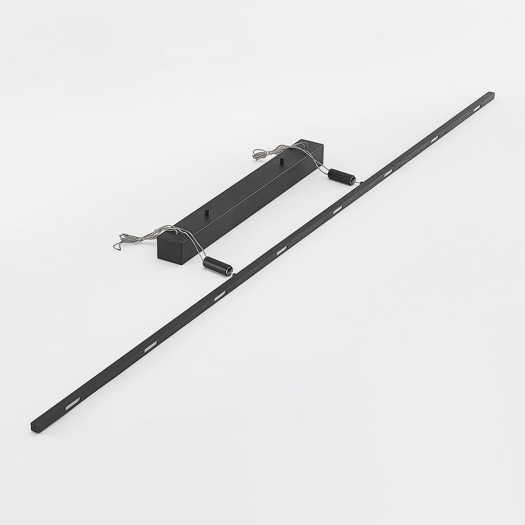 LED pendellampe Stakato 8-lys svart 180 cm dimbar nærbilde av materialer