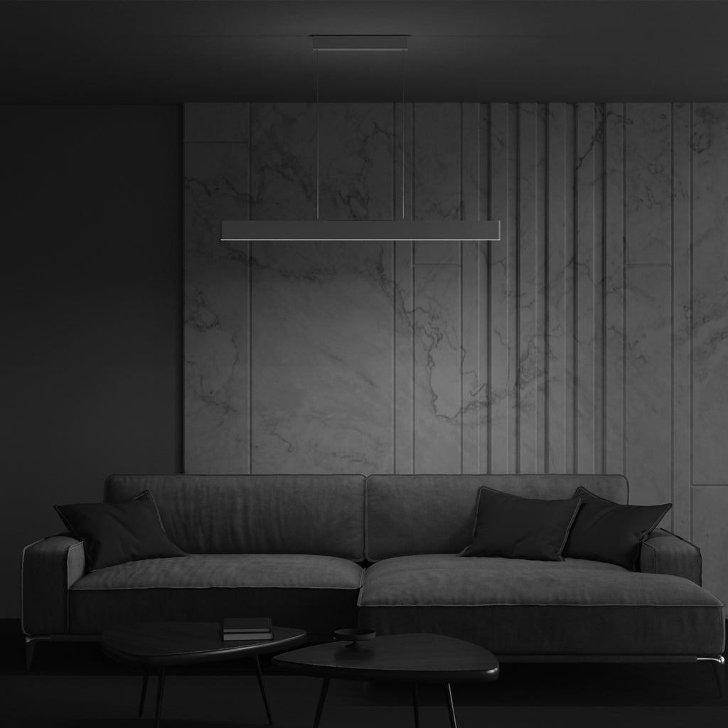 LED pendellampe Step hvit 118,5 cm 30W varmhvit bakside