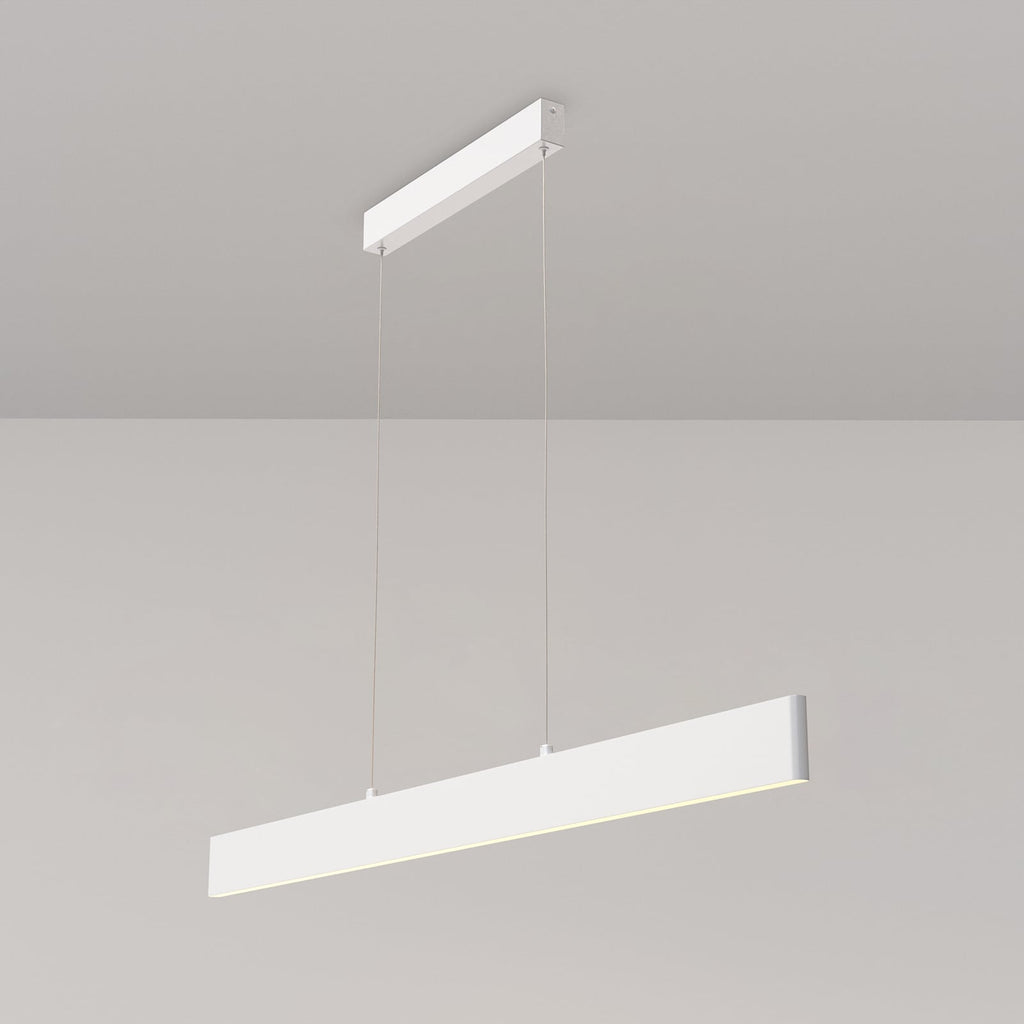 LED pendellampe Step hvit 118,5 cm 30W varmhvit montert