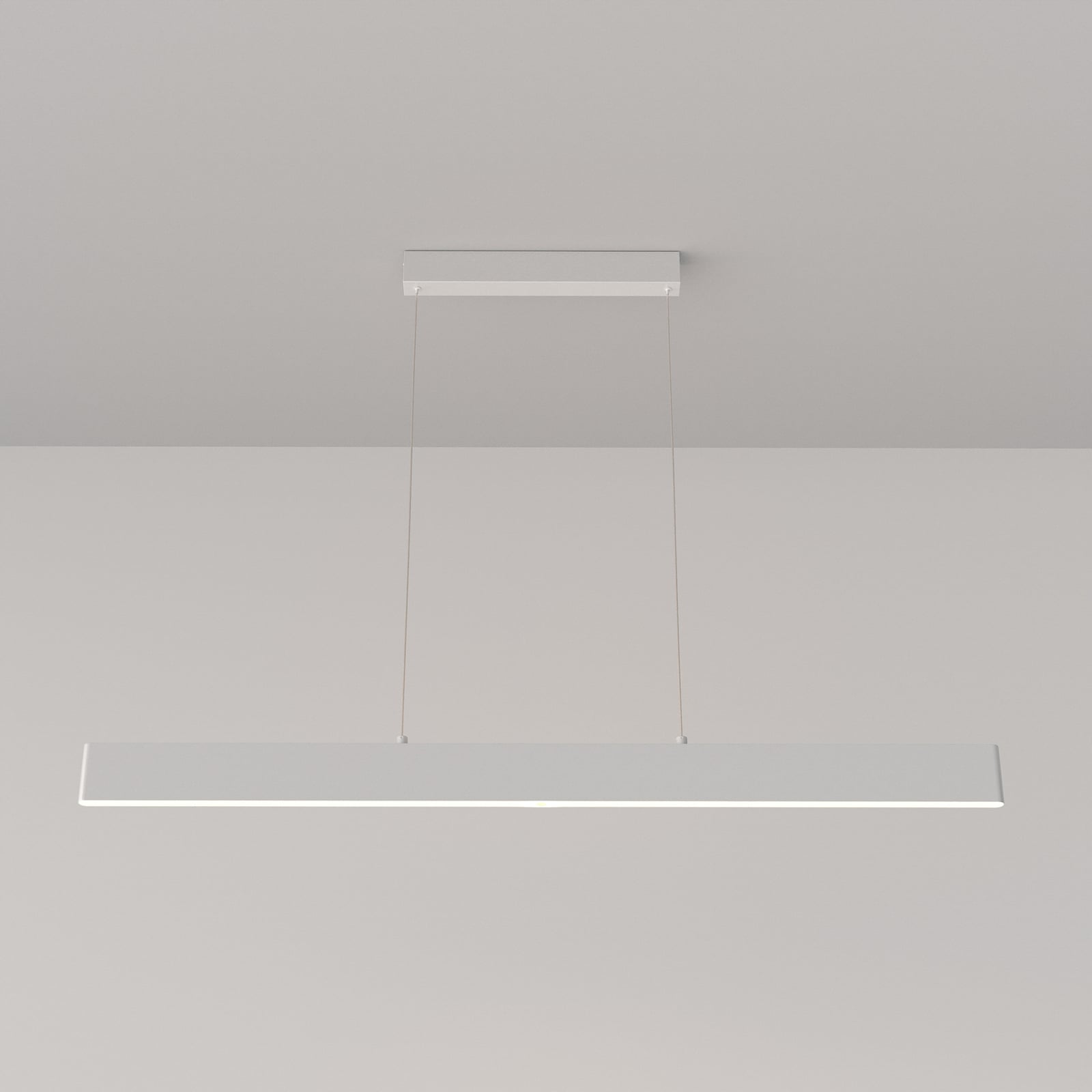 LED pendellampe Step hvit 118,5 cm 30W varmhvit nærbilde