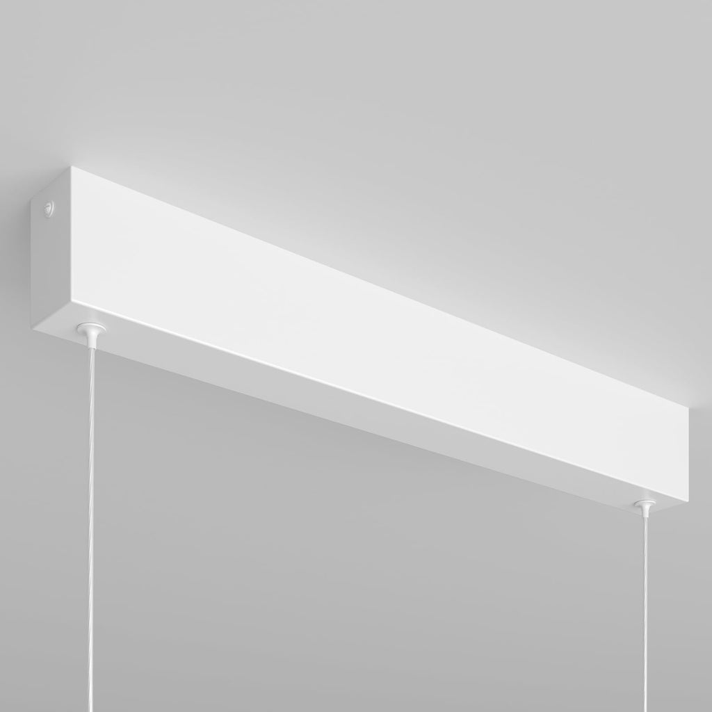 LED pendellampe Step hvit 118,5 cm 30W varmhvit side