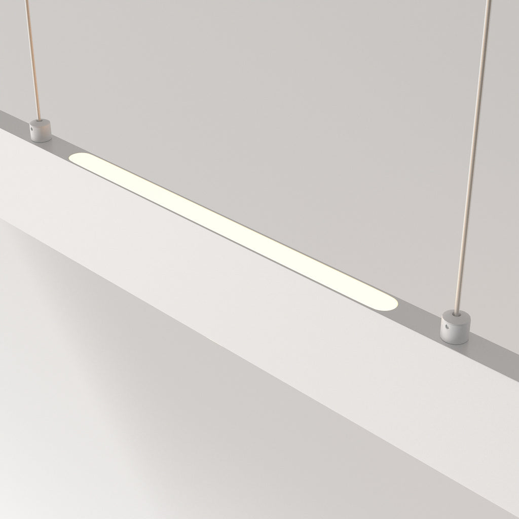 LED pendellampe Step hvit 118,5 cm 30W varmhvit oppheng