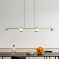 LED pendellampe Steve 6-lys aluminium 113 cm forfra