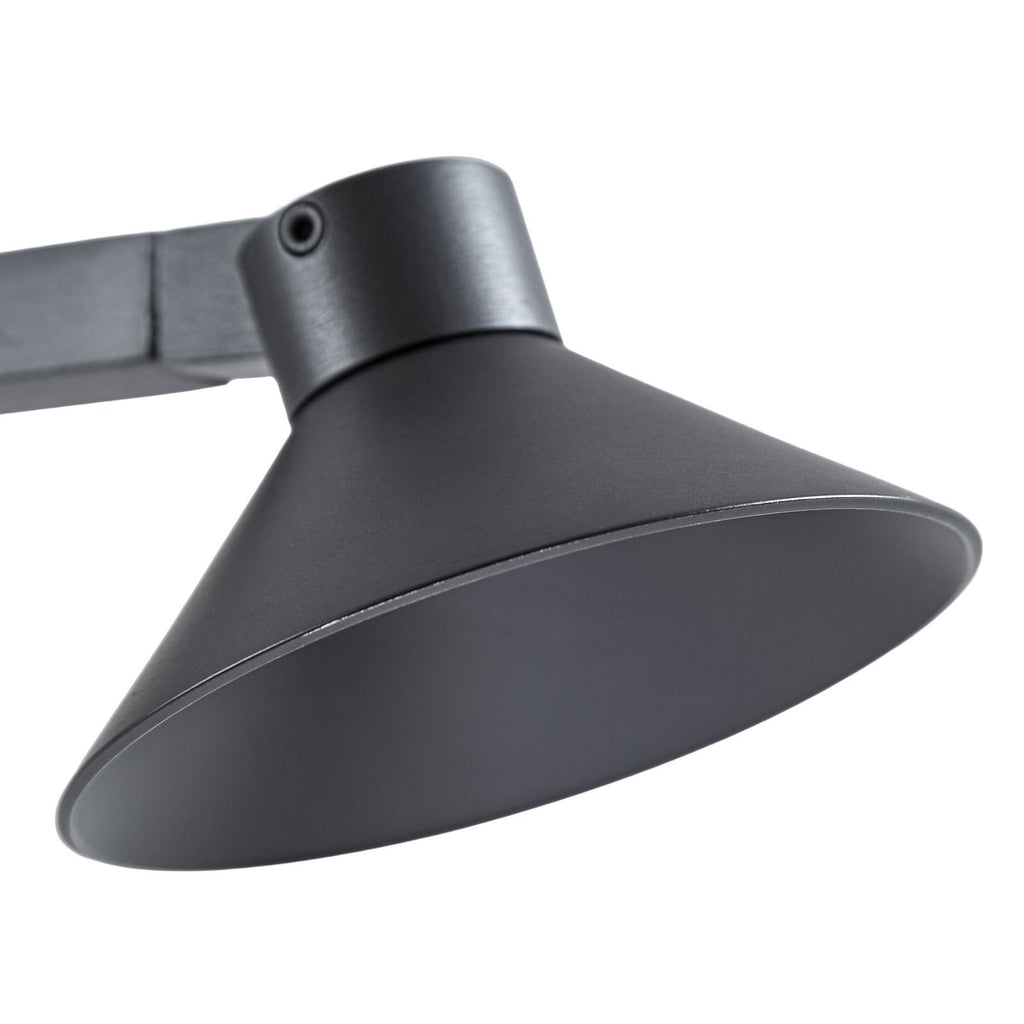 LED pendellampe Steve 6-lys svart lysdetalj