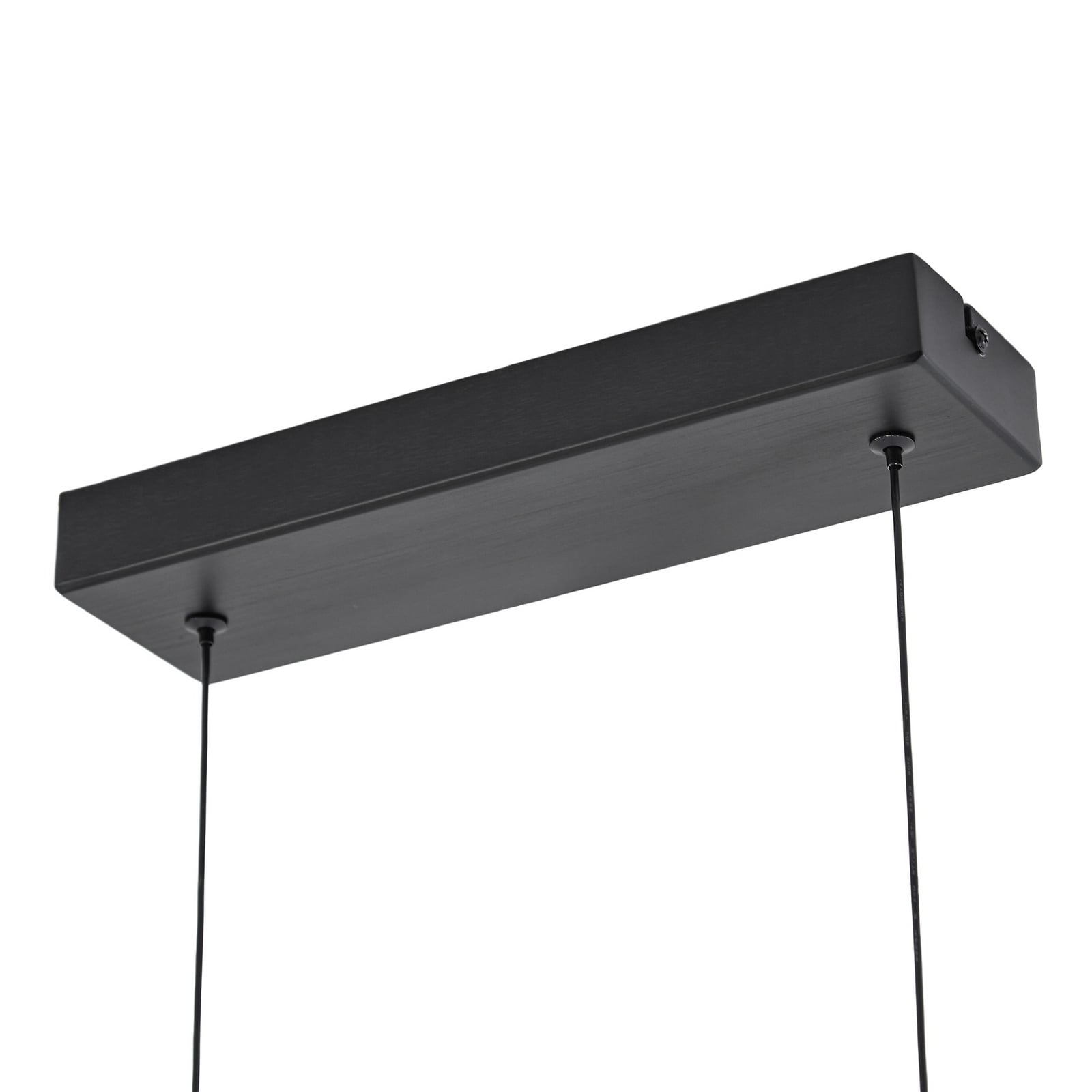 LED pendellampe Steve 6-lys svart sideprofil