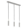 LED pendellampe Stina 3-lys nikkel 70 cm dimbar forfra