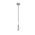 LED pendellampe Stina dimbar nikkel/svart Ø10 cm forfra