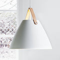 LED pendellampe Strap 36 metall dimbar Ø36 cm E27 hvit forfra