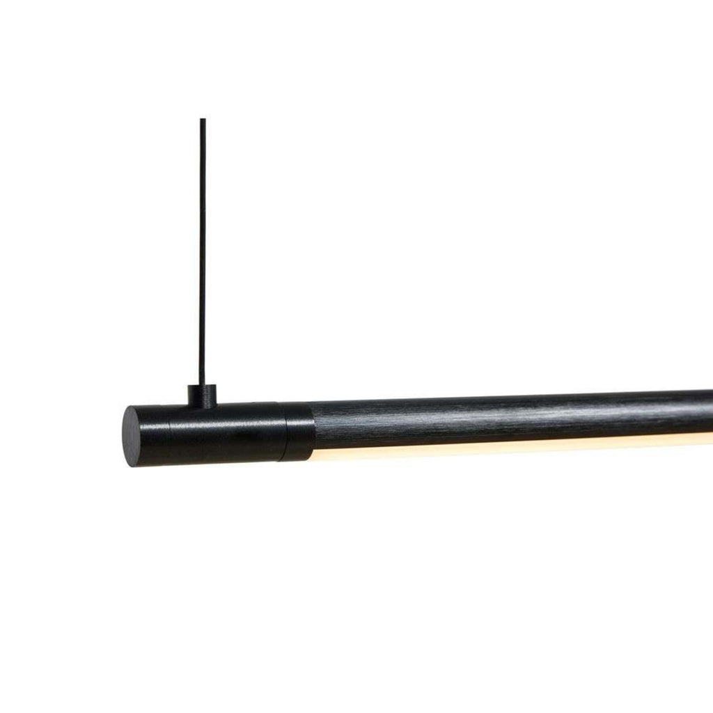 LED pendellampe Straw 150 svart aluminium detalj