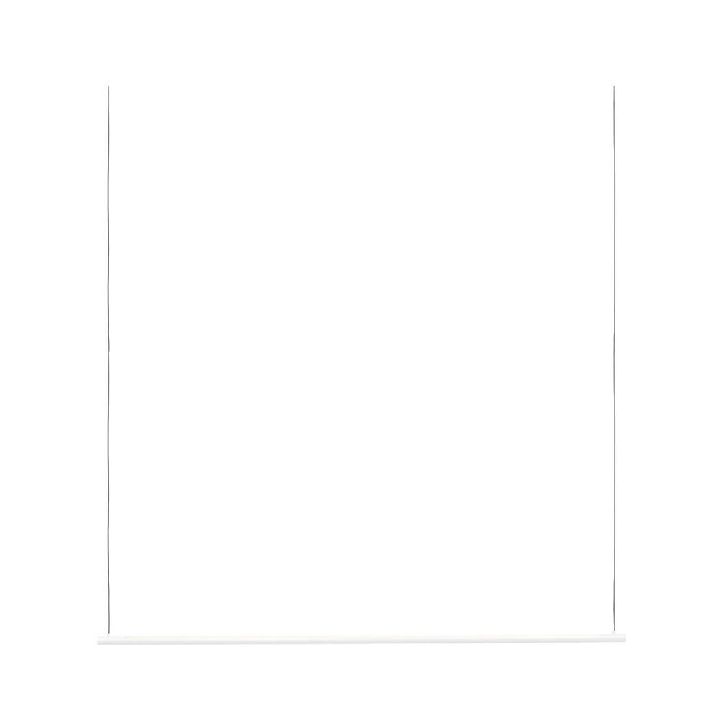 LED pendellampe Straw 150 hvit aluminium dimbar 150 cm forfra
