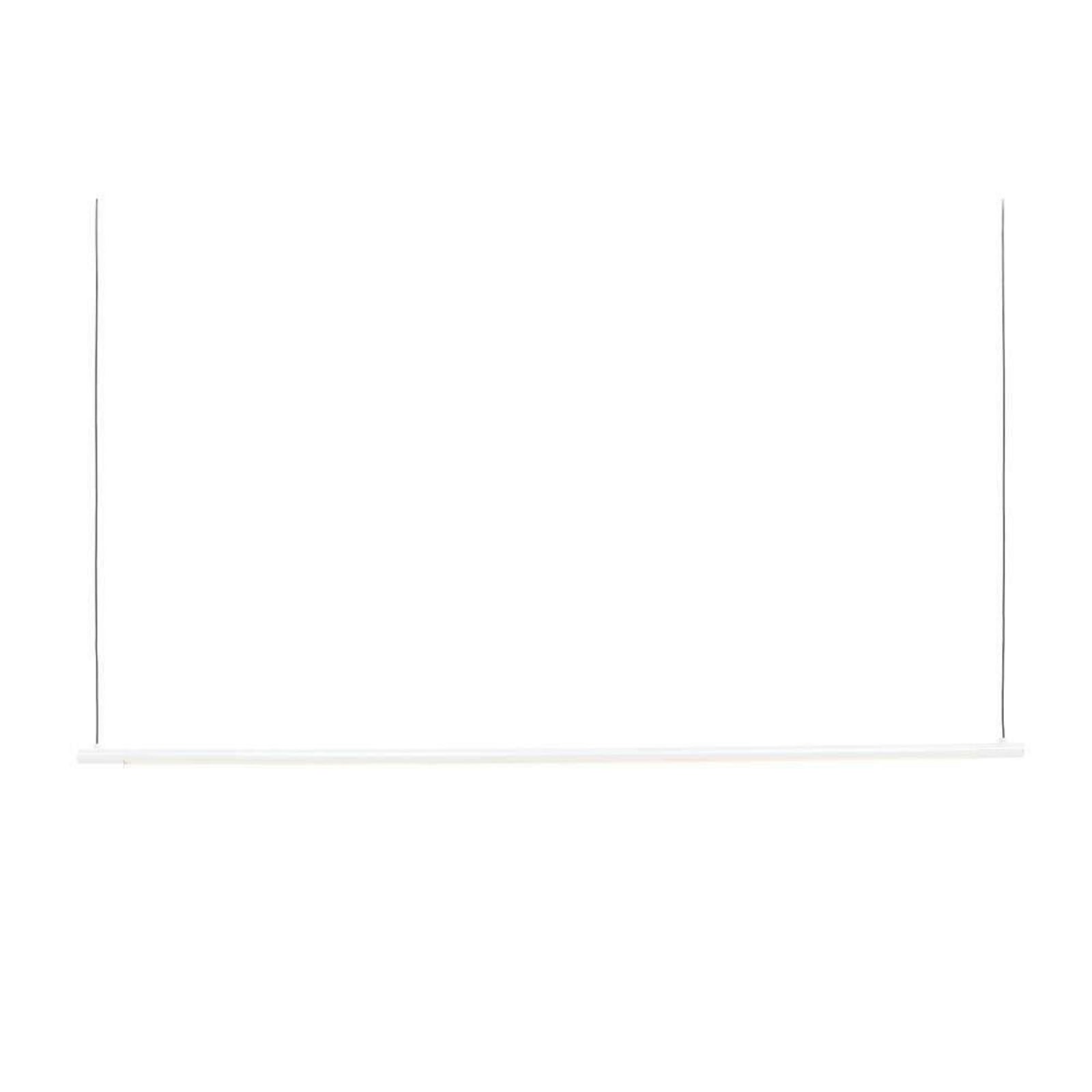 LED pendellampe Straw 150 hvit aluminium dimbar 150 cm bakside