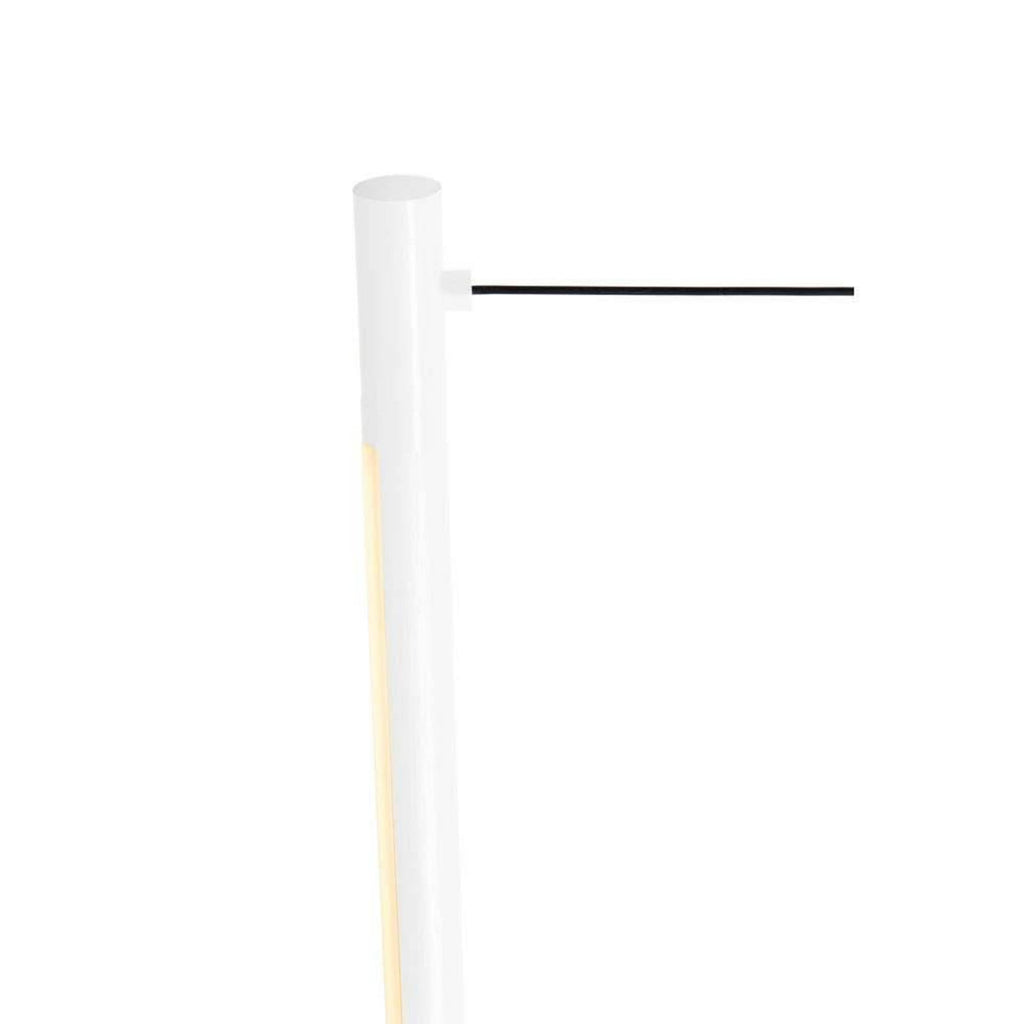Montert LED pendellampe Straw 150 hvit aluminium dimbar 150 cm i rom