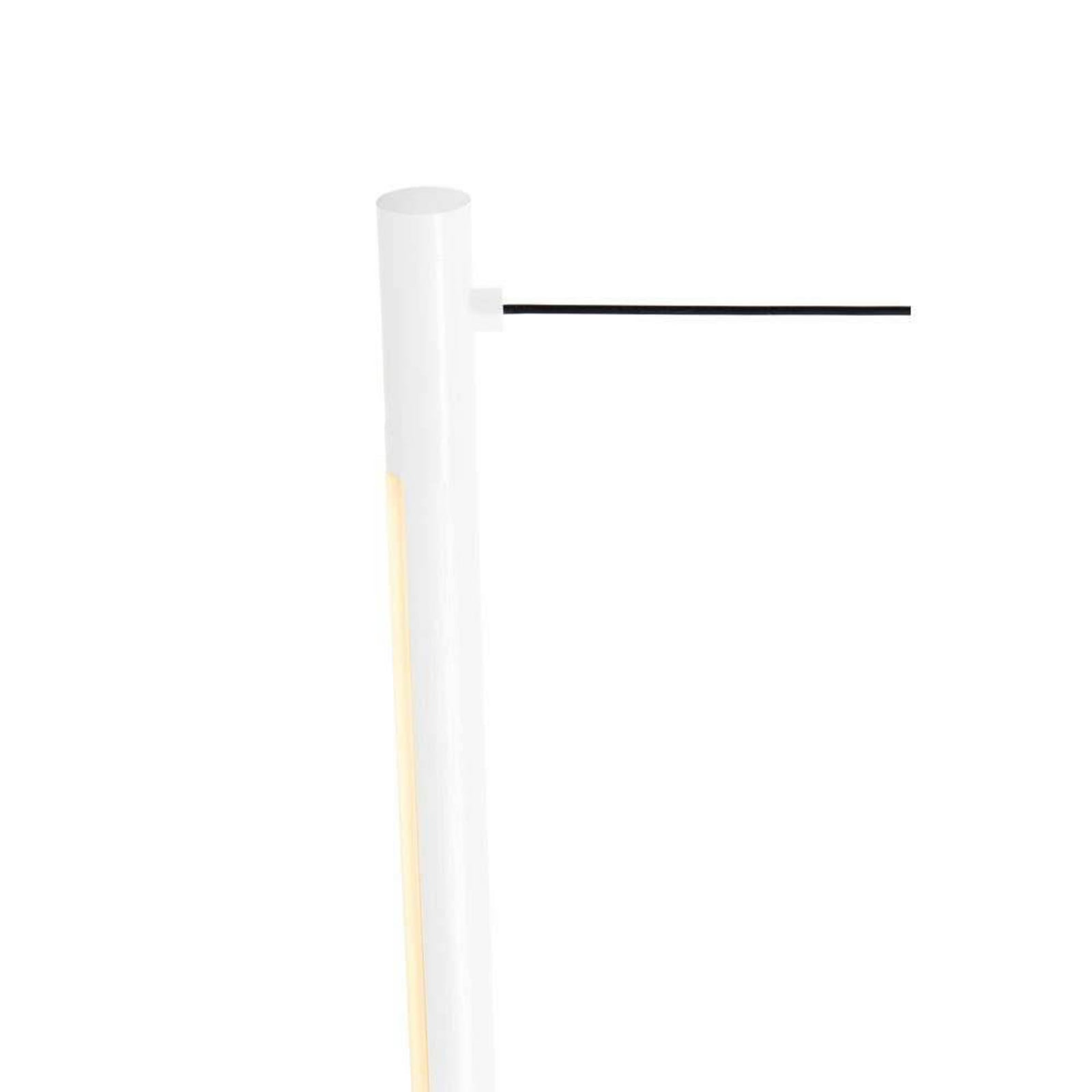 Montert LED pendellampe Straw 150 hvit aluminium dimbar 150 cm i rom