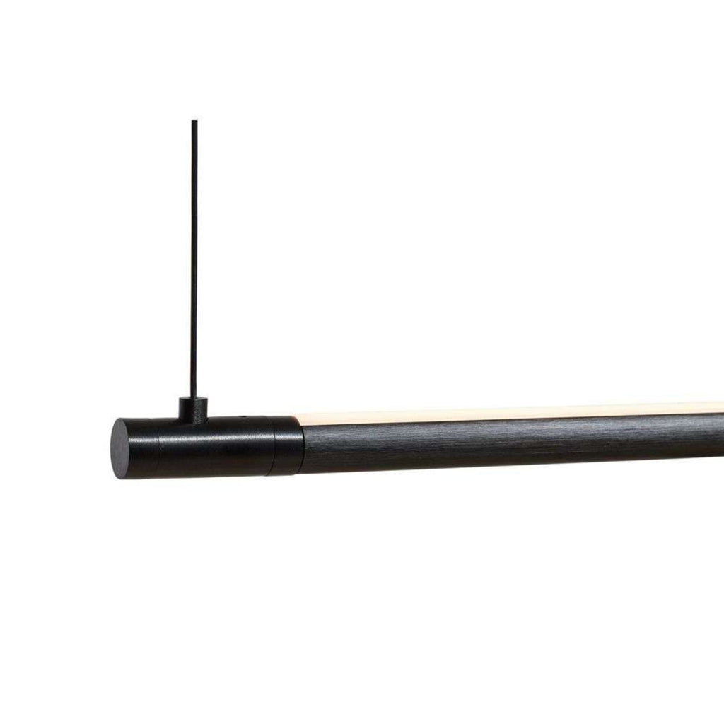 LED pendellampe Straw 150 svart aluminium montert