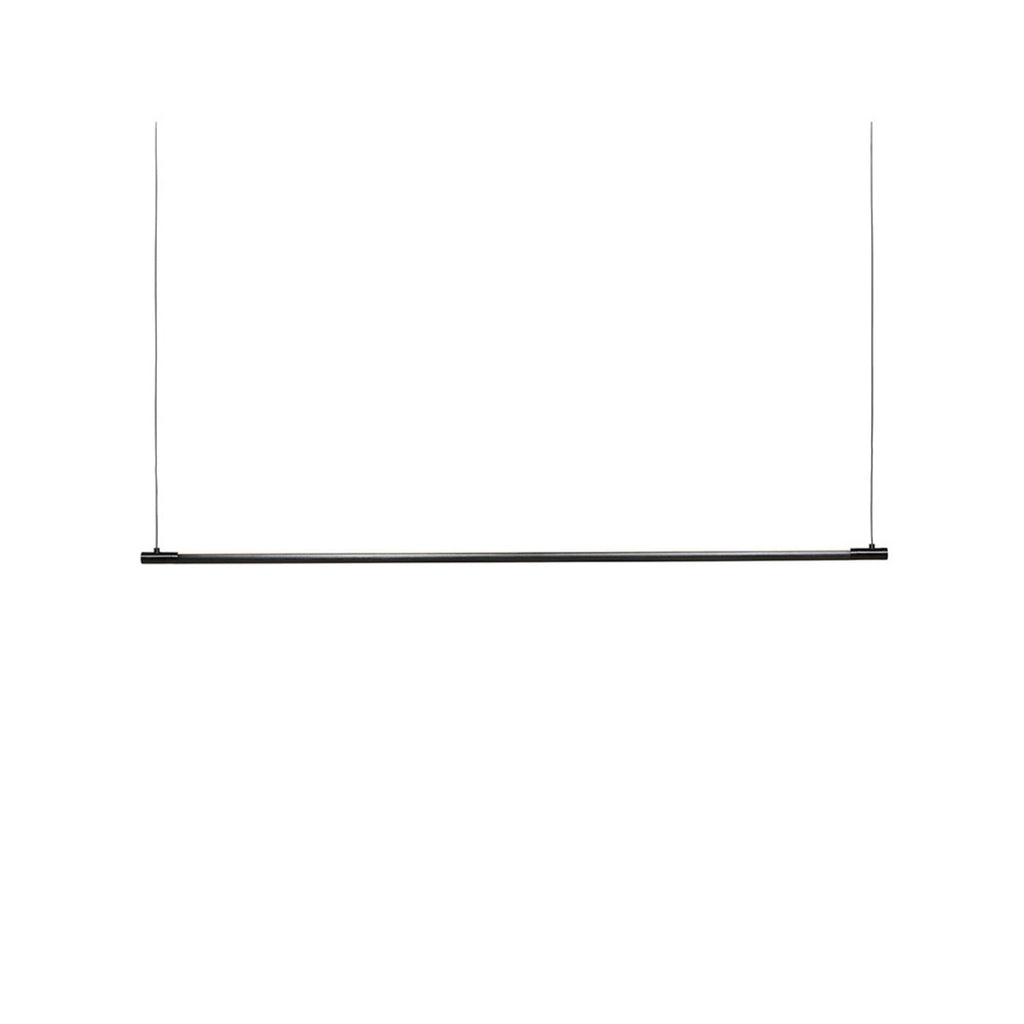 LED pendellampe Straw 200 aluminium svart forfra