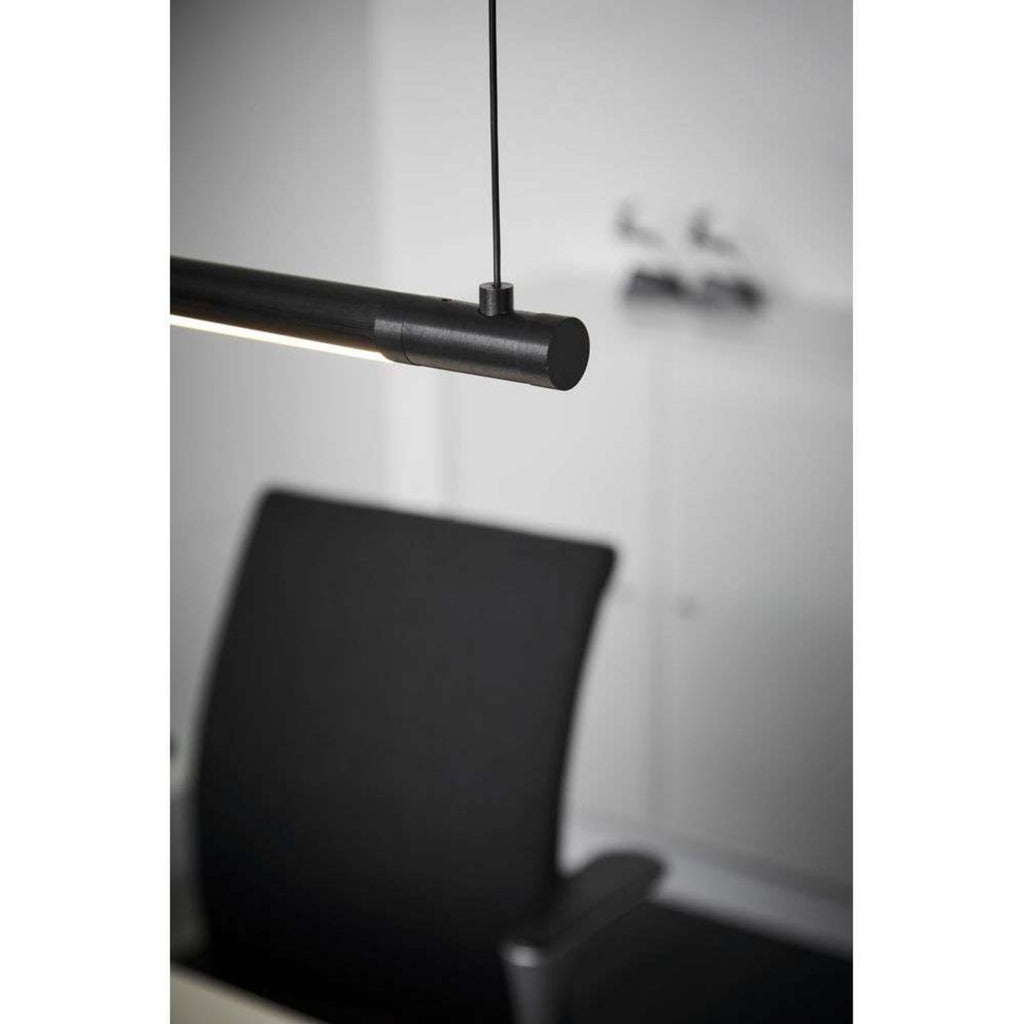 LED pendellampe Straw 200 aluminium svart i rom