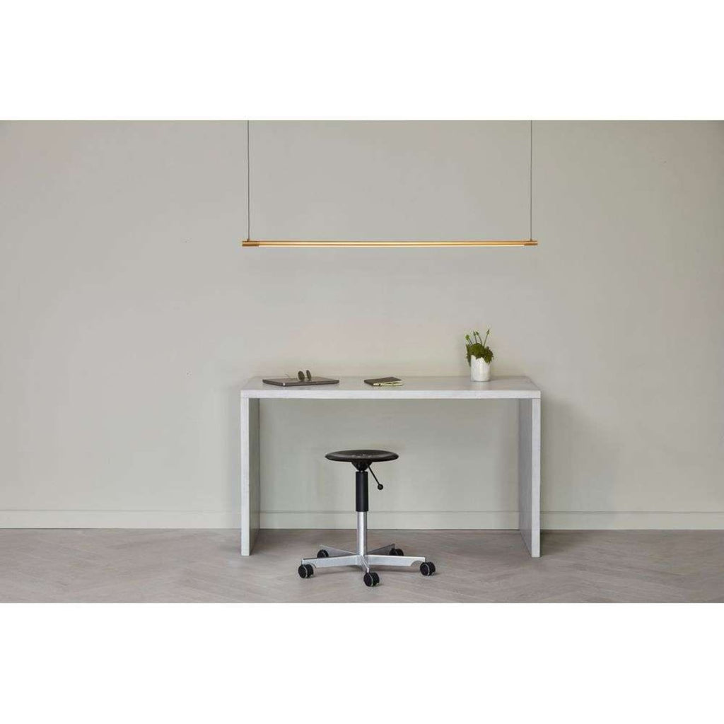 LED pendellampe Straw 200 gull aluminium lysutslipp