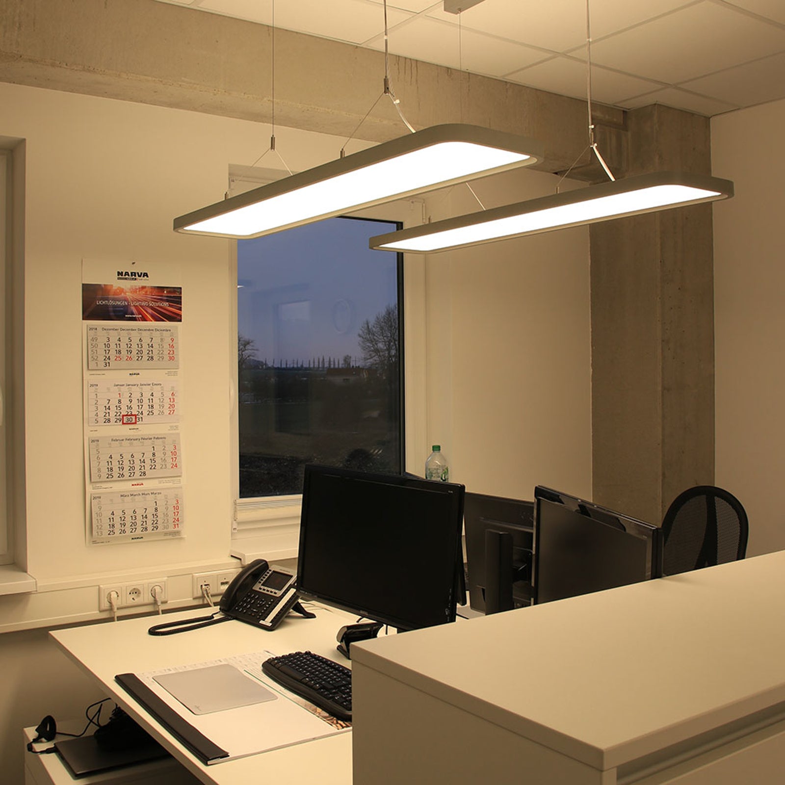 LED pendellampe STUDIOfree dimbar DALI 60W 120 cm detaljbilde