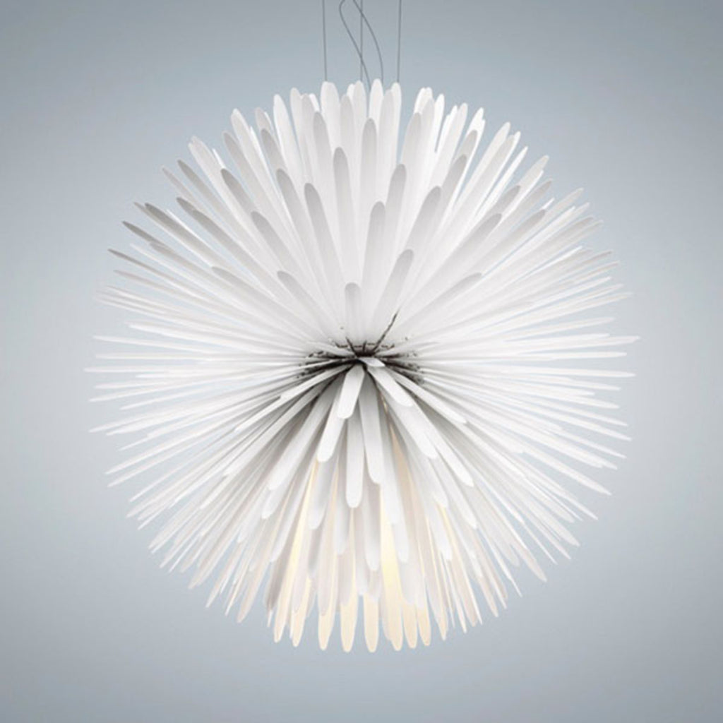 LED pendellampe Sun - Light of Love Ø65 cm hvit bakside